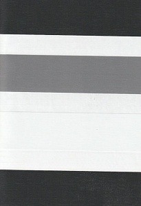 Открытые рулонные шторы день-ночь Салерно, серый 2002 купить в Ногинске с доставкой
